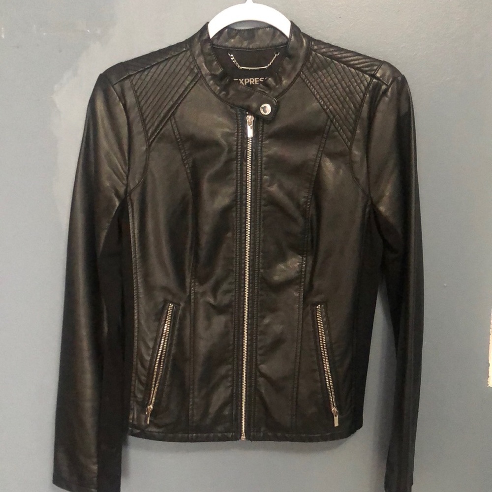 Express leather jacket